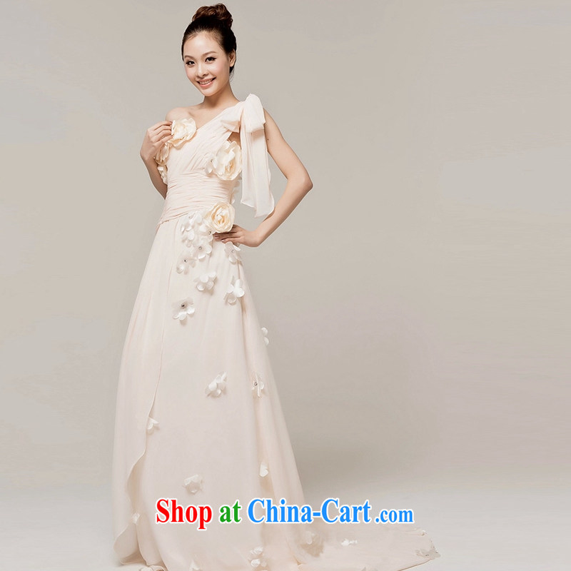 Recall that the red makeup Evening Dress 2015 New Long beauty wedding dresses stylish bridal toast the shoulder bridesmaid L serving 13,007 champagne color XL, recalling that the red makeup, shopping on the Internet
