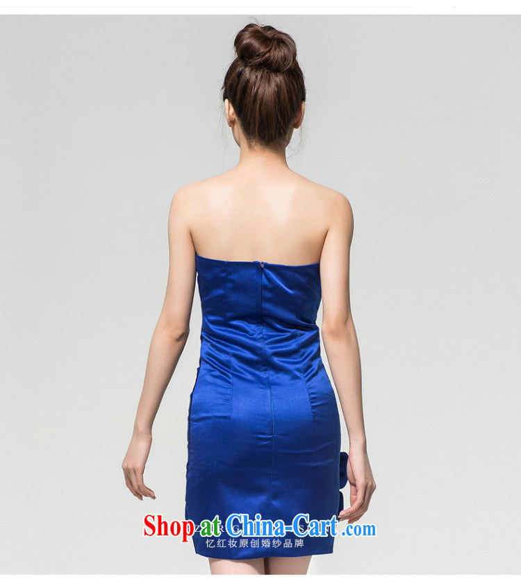 Recall that the red makeup banquet dress 2015 new short spring Princess bridesmaid annual meeting moderator small dress L 12,139 royal blue XL pictures, price, brand platters! Elections are good character, the national distribution, so why buy now enjoy more preferential! Health