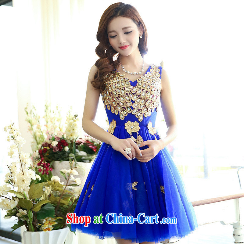 Qin Qing store 2015 female new Korean sleeveless video thin shaggy small dress dresses red MZSH XL 1517