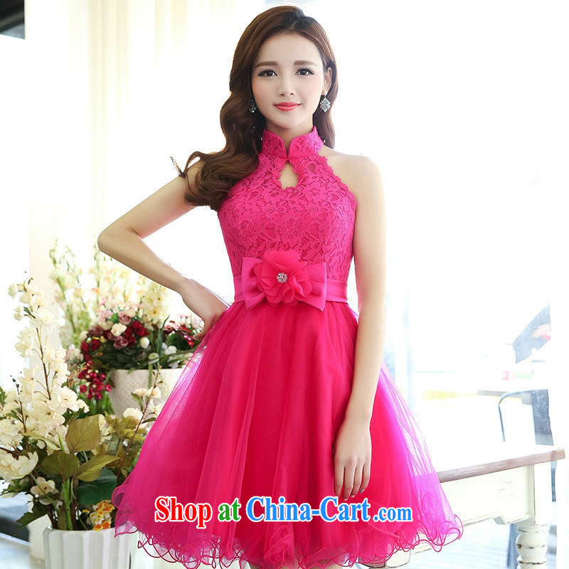 Qin Qing store 2015 new, small banquet dress short, Shaggy dress is also Princess dress bridesmaid dress dress of red MZSH 1516 XL, GENYARD, shopping on the Internet