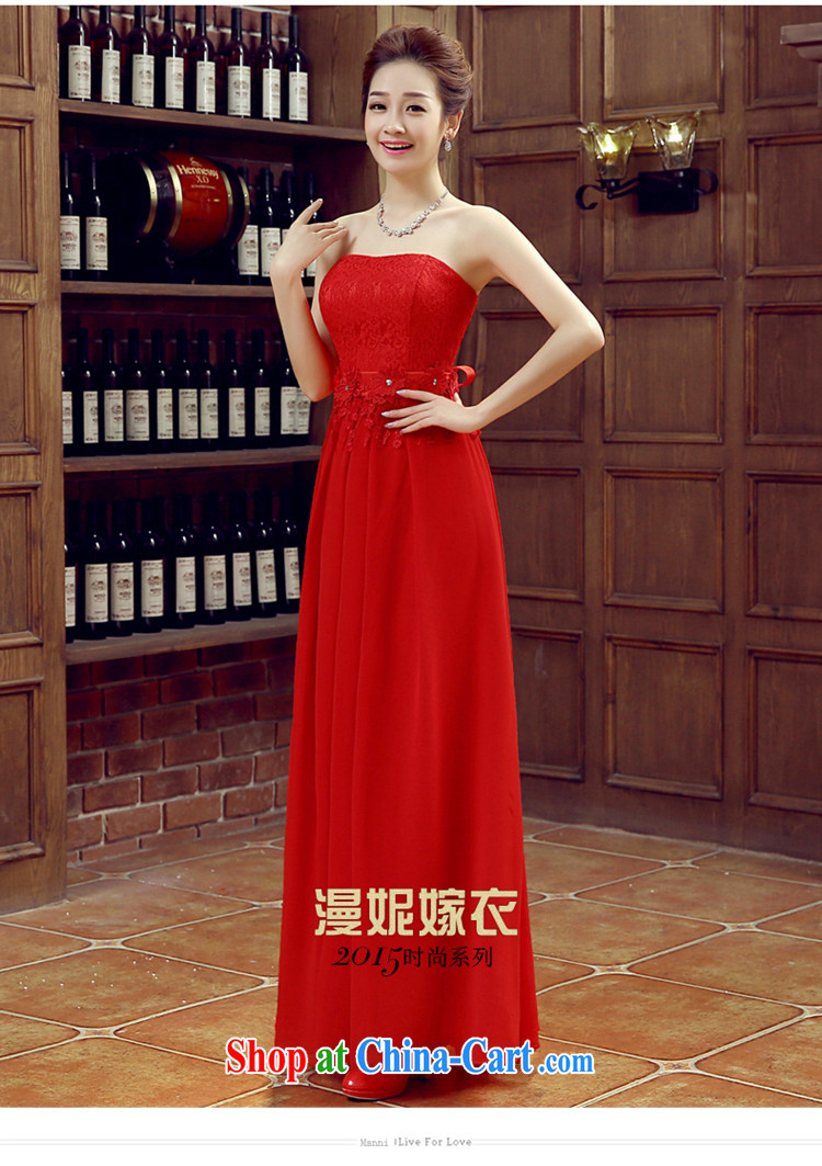 Time his 2015 new wipe chest red long fall lace beauty wedding dresses bridal toast clothing dress spring and summer red XL pictures, price, brand platters! Elections are good character, the national distribution, so why buy now enjoy more preferential! Health