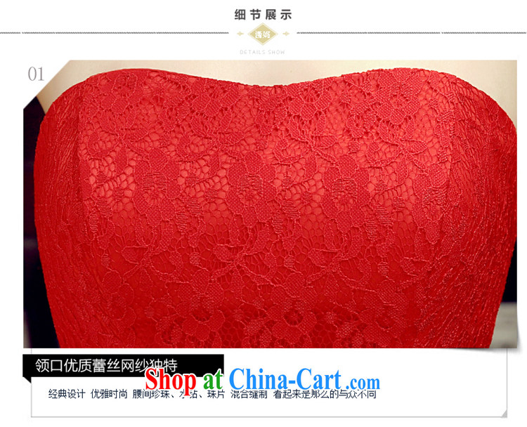 Time his 2015 new wipe chest red long fall lace beauty wedding dresses bridal toast clothing dress spring and summer red XL pictures, price, brand platters! Elections are good character, the national distribution, so why buy now enjoy more preferential! Health