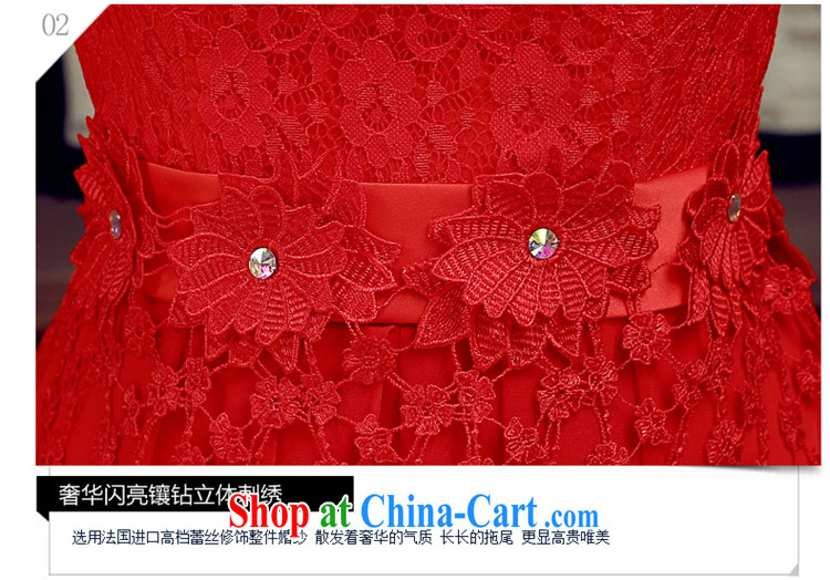 Time his 2015 new wipe chest red long fall lace beauty wedding dresses bridal toast clothing dress spring and summer red XL pictures, price, brand platters! Elections are good character, the national distribution, so why buy now enjoy more preferential! Health