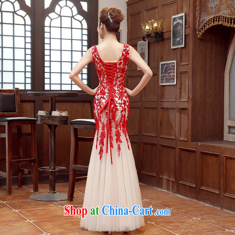 Time SYRIAN ARAB dress 2015 new retro erase chest red bridal wedding toast beauty service at Merlion moderator dress car show car models dress female Red XXL, time, and shopping on the Internet