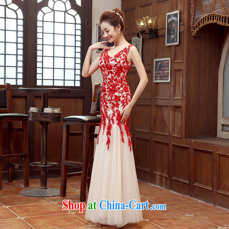 Time SYRIAN ARAB dress 2015 new retro erase chest red bridal wedding toast beauty service at Merlion moderator dress car show car models dress female Red XXL, time, and shopping on the Internet