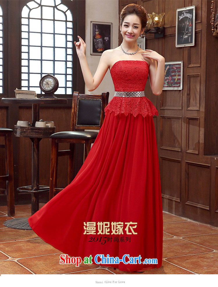 Syria Time spring 2015 summer new Korean wiped chest lace beauty graphics thin bridal wedding dress red tie dress long red XXL pictures, price, brand platters! Elections are good character, the national distribution, so why buy now enjoy more preferential! Health