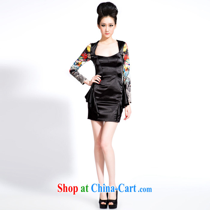 A lifetime dresses 2014 New Original Design stamp long-sleeved mini dress dress dress dress black 20220685 black M stock code 165 /84 A pictures, price, brand platters! Elections are good character, the national distribution, so why buy now enjoy more preferential! Health