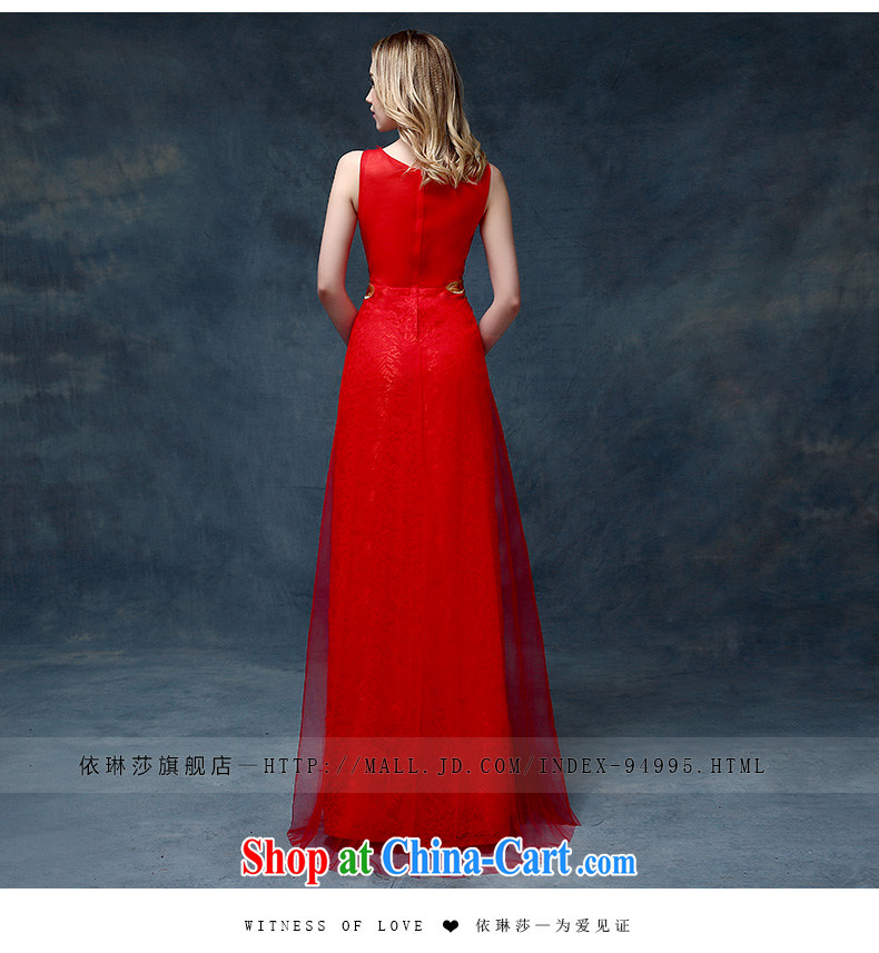 Evening Dress 2015 new Korean long spring and summer bows bridal Wedding Fashion moderator dress dresses female Red XL pictures, price, brand platters! Elections are good character, the national distribution, so why buy now enjoy more preferential! Health