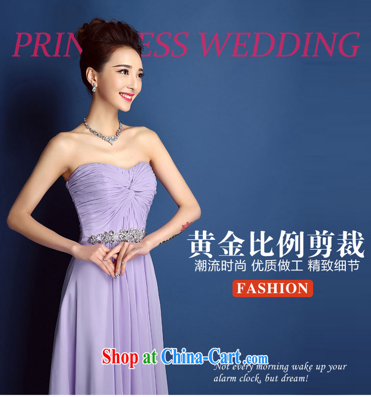 Spring and Summer bridesmaid Kit 2015 new wedding dress toast serving long, accompanied by her sister in her annual meeting banquet dress uniform performance light purple XXL pictures, price, brand platters! Elections are good character, the national distribution, so why buy now enjoy more preferential! Health