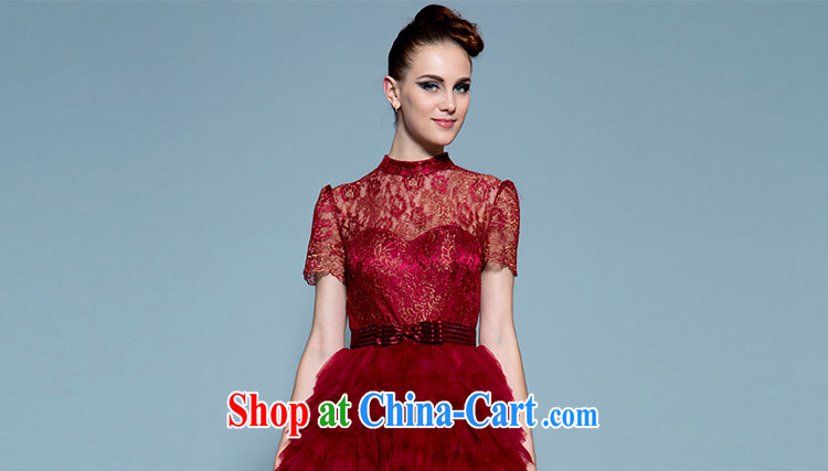 A yarn 2015 new short wedding dress high waist red pregnant bride small dress, Japan and the Republic of Korea, summer toast 20220677 serving wine red back is not exposed XL spot 165 /92 A pictures, price, brand platters! Elections are good character, the national distribution, so why buy now enjoy more preferential! Health