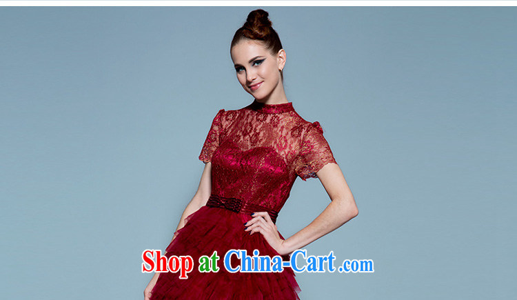 A yarn 2015 new short wedding dress high waist red pregnant bride small dress, Japan and the Republic of Korea, summer toast 20220677 serving wine red back is not exposed XL spot 165 /92 A pictures, price, brand platters! Elections are good character, the national distribution, so why buy now enjoy more preferential! Health