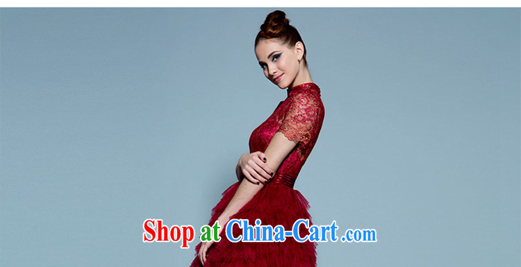 A yarn 2015 new short wedding dress high waist red pregnant bride small dress, Japan and the Republic of Korea, summer toast 20220677 serving wine red back is not exposed XL spot 165 /92 A pictures, price, brand platters! Elections are good character, the national distribution, so why buy now enjoy more preferential! Health