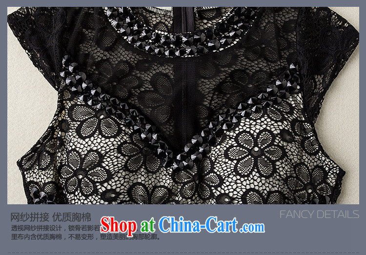 In Europe and the brand new 2015 summer lace nails pearl cultivation, qipao dress dresses W 0389 black are code pictures, price, brand platters! Elections are good character, the national distribution, so why buy now enjoy more preferential! Health