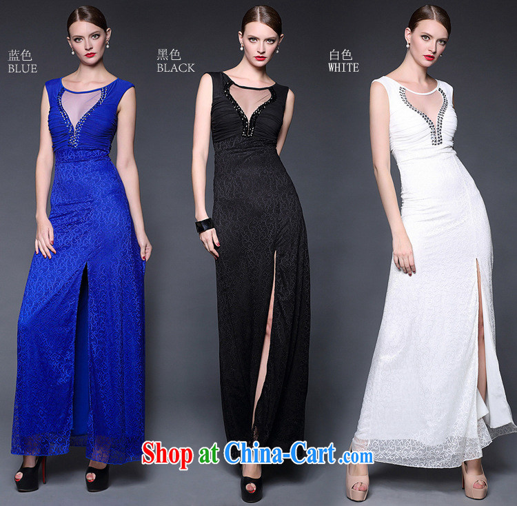 Summer 2015 New Products lace spell took over the nail Pearl Web yarn micro perspective dress dresses W 0215 blue are code pictures, price, brand platters! Elections are good character, the national distribution, so why buy now enjoy more preferential! Health