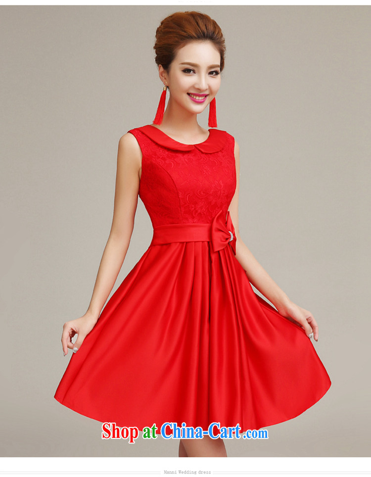 Time his 2015 new spring and summer evening dress bridesmaid clothing bridal toast serving short red dress retro dresses bridesmaid dress red XXL pictures, price, brand platters! Elections are good character, the national distribution, so why buy now enjoy more preferential! Health