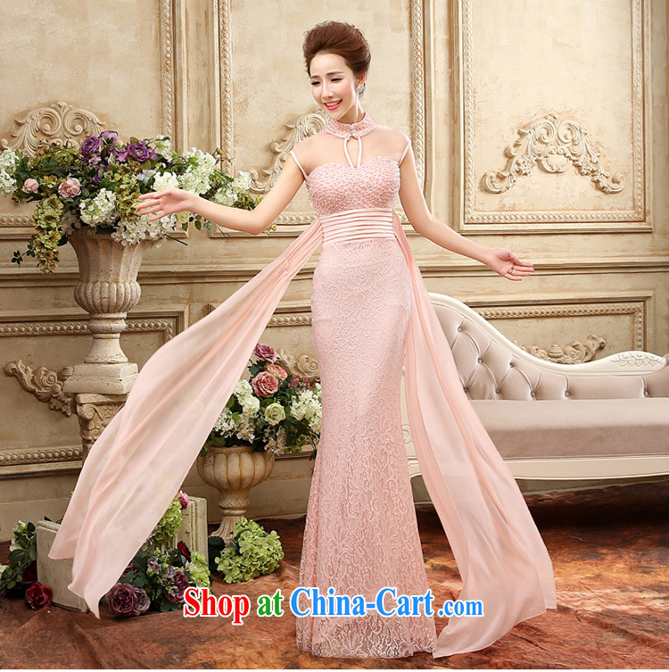 Time his new 2015 spring and summer bridal toast clothing sexy dress up beauty, banquet service performance car show show serving pink XXL pictures, price, brand platters! Elections are good character, the national distribution, so why buy now enjoy more preferential! Health