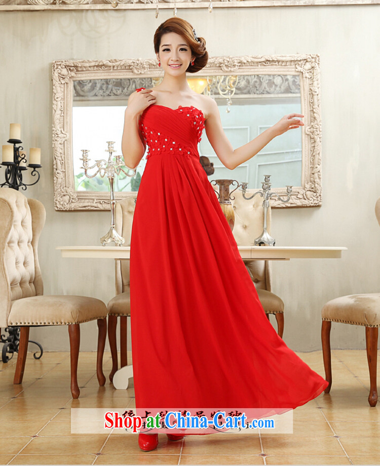 Yong-yan and 2015 new bride wedding dresses evening dress uniform toast long red uniforms, shoulder bows dress red short. size color is not final pictures, price, brand platters! Elections are good character, the national distribution, so why buy now enjoy more preferential! Health