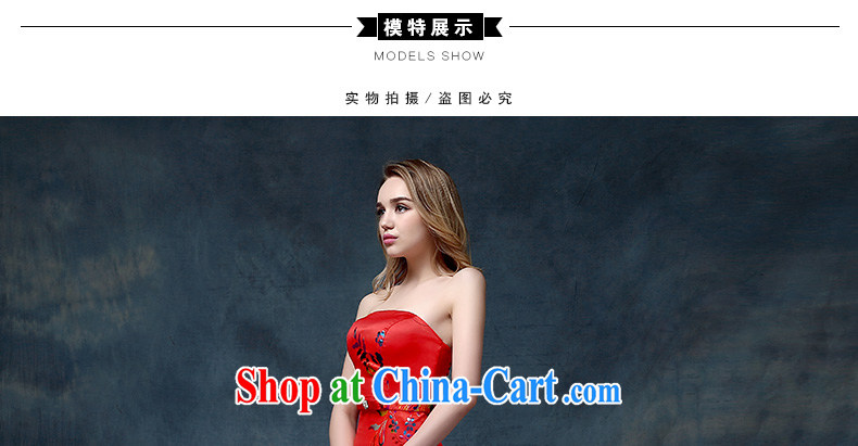 Wedding toast wiped his chest crowsfoot wedding dresses Evening Dress 2015 New Red Beauty, Video thin red XL pictures, price, brand platters! Elections are good character, the national distribution, so why buy now enjoy more preferential! Health