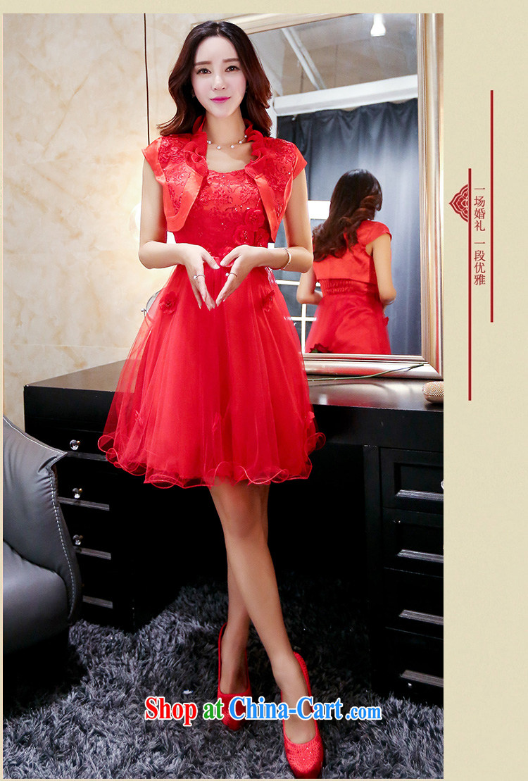 Cayman commercial silk dresses, two-piece dresses wedding dresses 2015 summer new stylish atmosphere. Two-piece bridal wedding dress red XXXL pictures, price, brand platters! Elections are good character, the national distribution, so why buy now enjoy more preferential! Health