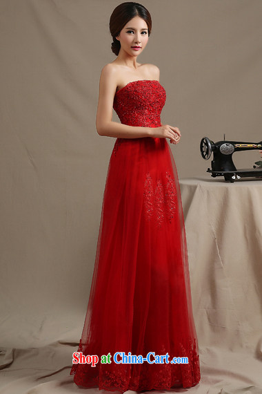 Let the day the bridal toast serving long, tied with new 2015 Annual Meeting at night dress skirt red 8011 A with lace edge skirt with $218 L pictures, price, brand platters! Elections are good character, the national distribution, so why buy now enjoy more preferential! Health