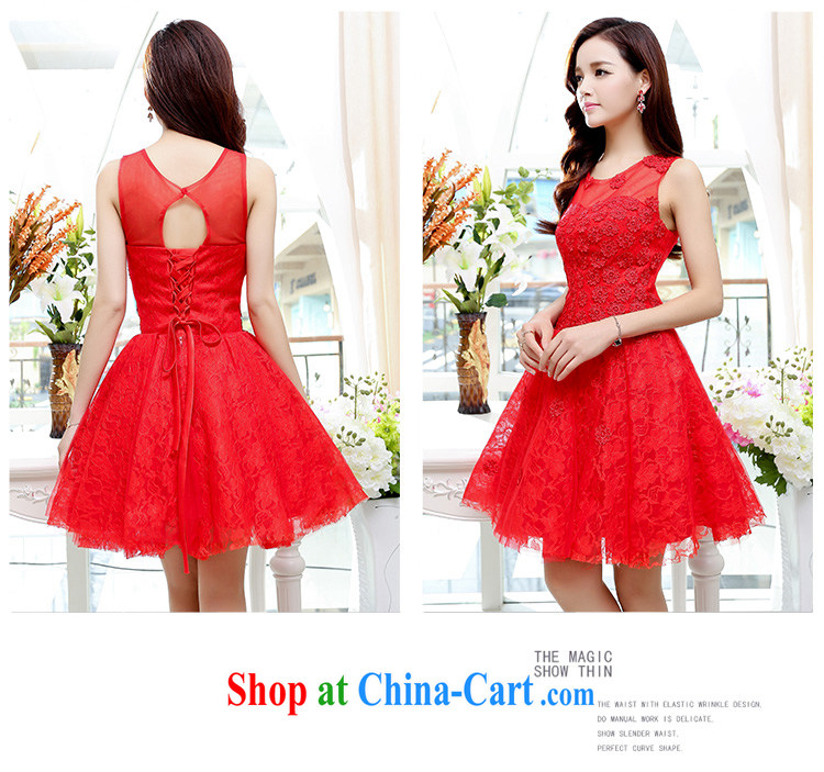 100 about 2015 spring and summer new elegant lace maternity wedding dresses. Evening Dress uniforms bridal toast clothing bridesmaid beauty service dress red (the silk scarf) XL pictures, price, brand platters! Elections are good character, the national distribution, so why buy now enjoy more preferential! Health