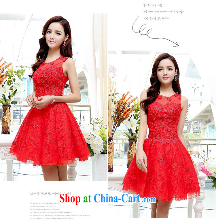 100 about 2015 spring and summer new elegant lace maternity wedding dresses. Evening Dress uniforms bridal toast clothing bridesmaid beauty service dress red (the silk scarf) XL pictures, price, brand platters! Elections are good character, the national distribution, so why buy now enjoy more preferential! Health