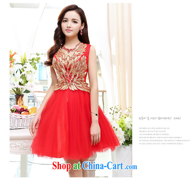 100 about 2015 new stylish bridal toast clothing spring and summer new short banquet beauty bridesmaid dress the Show dress apricot (the silk scarf) XXL pictures, price, brand platters! Elections are good character, the national distribution, so why buy now enjoy more preferential! Health