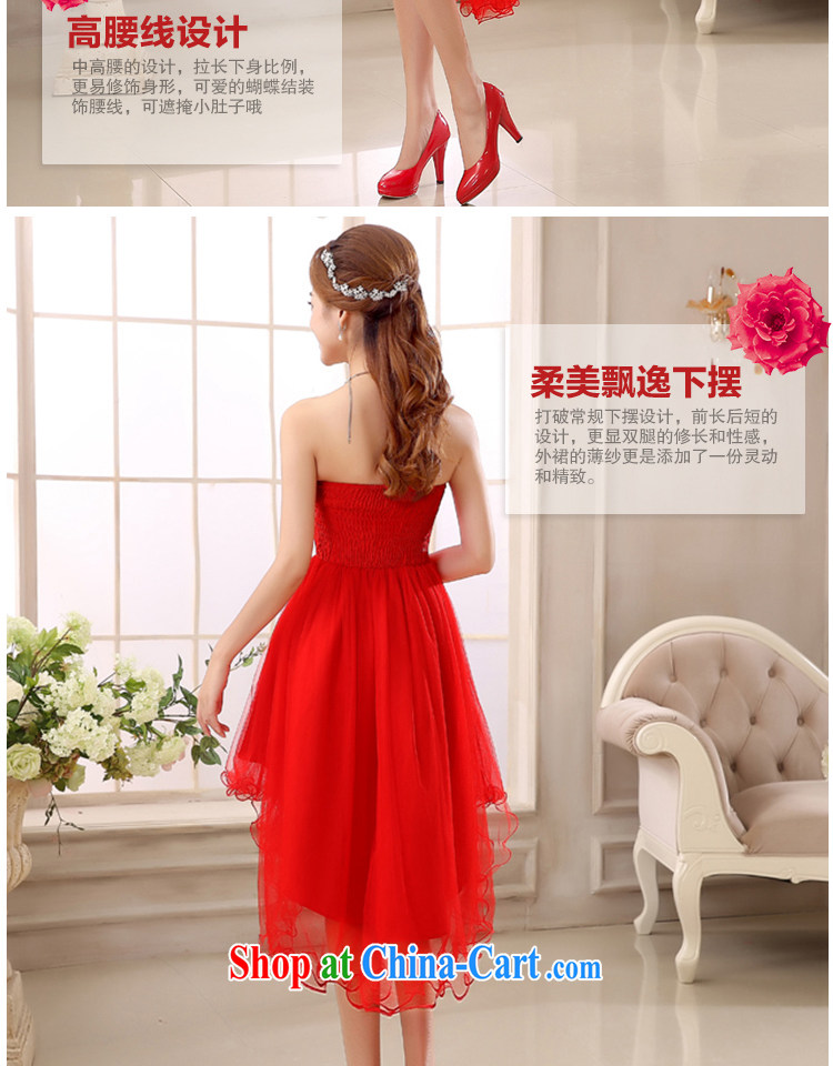 Tere Tereba dress long red marriage bridesmaid toast banquet dress bridesmaid sister skirt short, 2234 white are code pictures, price, brand platters! Elections are good character, the national distribution, so why buy now enjoy more preferential! Health
