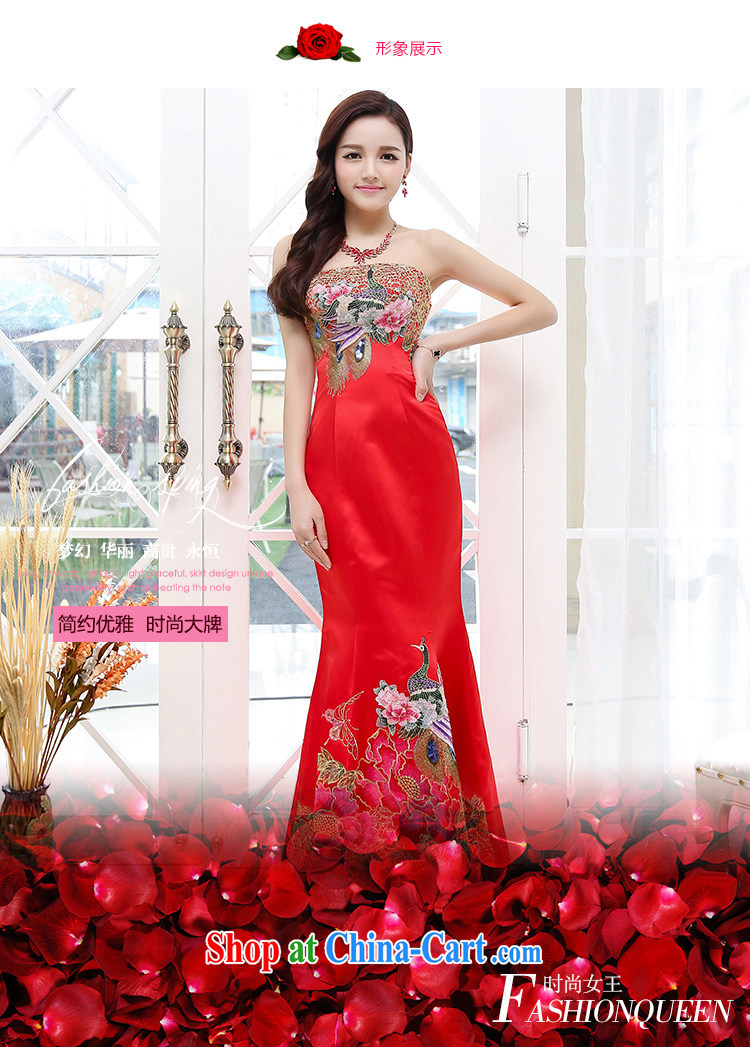 The world 2015 new bride bows new 2015, long stylish erase chest dress crowsfoot cultivating the annual meeting banquet dress 1550 red L pictures, price, brand platters! Elections are good character, the national distribution, so why buy now enjoy more preferential! Health