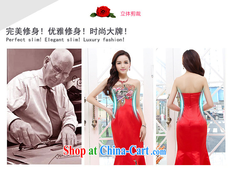 The world 2015 new bride bows new 2015, long stylish erase chest dress crowsfoot cultivating the annual meeting banquet dress 1550 red L pictures, price, brand platters! Elections are good character, the national distribution, so why buy now enjoy more preferential! Health