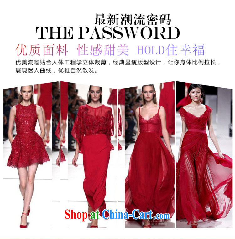 Ting Beverly dress 2015 new king bridal wine served at Merlion spring wedding dresses red length Ms., shoulders cultivating summer dresses champagne color XXL pictures, price, brand platters! Elections are good character, the national distribution, so why buy now enjoy more preferential! Health