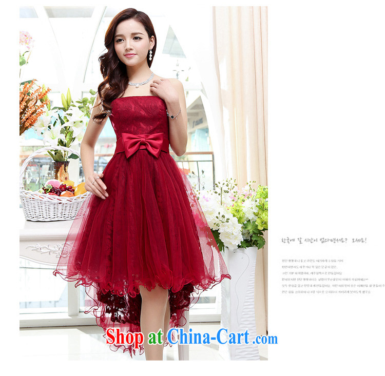 The world 2014 new, name-won the Hong Kong Wind short-sleeved cultivating good wedding A Field dresses wedding dresses 1557 apricot XXL pictures, price, brand platters! Elections are good character, the national distribution, so why buy now enjoy more preferential! Health