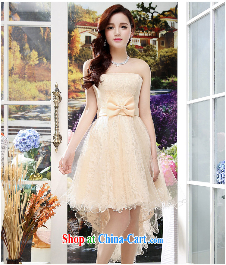 The dream in the 2015 spring and summer new women are being sexy Bow Tie lace bare chest dresses small dress girls white XL pictures, price, brand platters! Elections are good character, the national distribution, so why buy now enjoy more preferential! Health