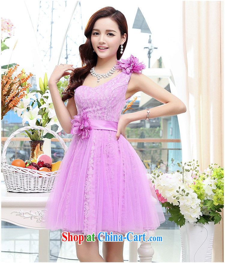 Approximately 100 summer 2015 new single shoulder lace mini dress sister dress short dress bridal bridesmaid serving short skirt white (the silk scarf) XL pictures, price, brand platters! Elections are good character, the national distribution, so why buy now enjoy more preferential! Health