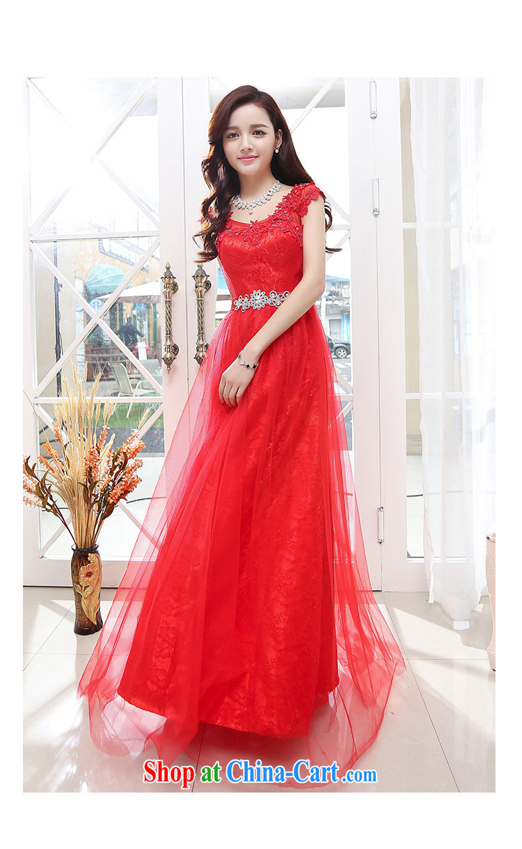 100 about 2015 new elegant bridal betrothal wedding dress toast clothing stylish long gown beauty Banquet hosted performances dress red (the silk scarf) XL pictures, price, brand platters! Elections are good character, the national distribution, so why buy now enjoy more preferential! Health