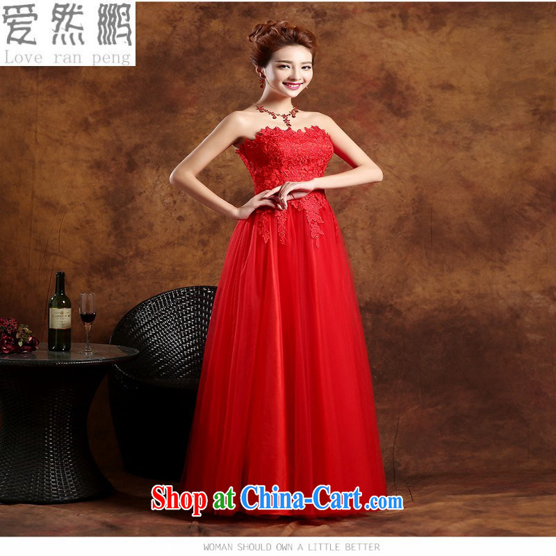 Love so Pang bows Service Bridal Fashion spring 2015 new wedding dresses red short wedding banquet dress long, long summer, customer to size up to do not support RMA