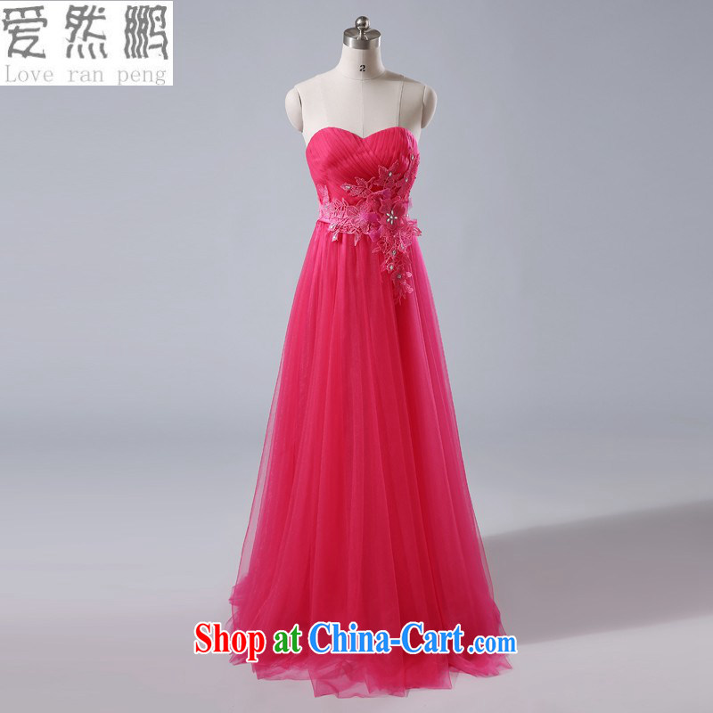 Love so Peng 2015 spring and summer new bridesmaid dresses serving long, sister dress bride's toast wiped his chest bridesmaid dress evening dress pink Customer to size the Do Not Support return to love so Pang, shopping on the Internet
