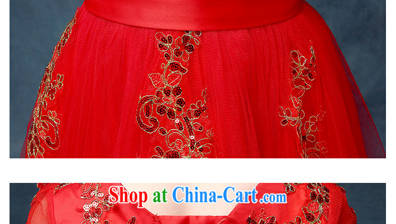 According to Lin Windsor wedding dress summer 2015 new marriage bows dress long, bright red banquet theater stage spring and summer dresses red XL pictures, price, brand platters! Elections are good character, the national distribution, so why buy now enjoy more preferential! Health