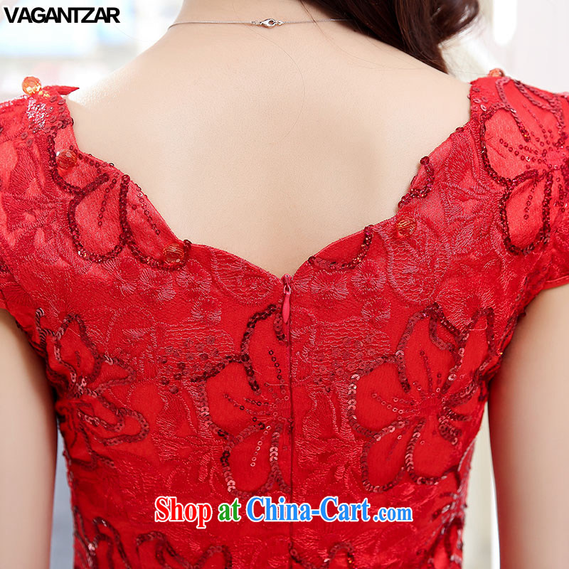 2015 VAGANTZAR New Name Yuan dress small incense, short-sleeve cultivating high quality wedding dresses wedding dresses toast XXL, VAGANTZAR, shopping on the Internet