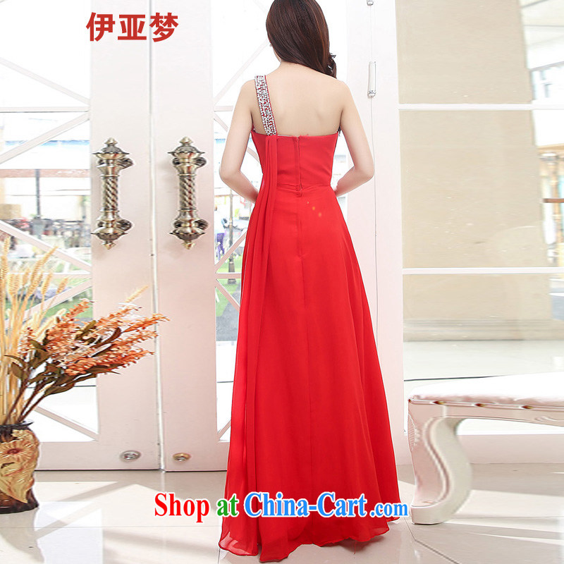 Iraq's dream season 20,154 daily dress dress sexy graphics thin wood drill the shoulder wedding dresses long bows, serving large red XL, the dream, and, shopping on the Internet