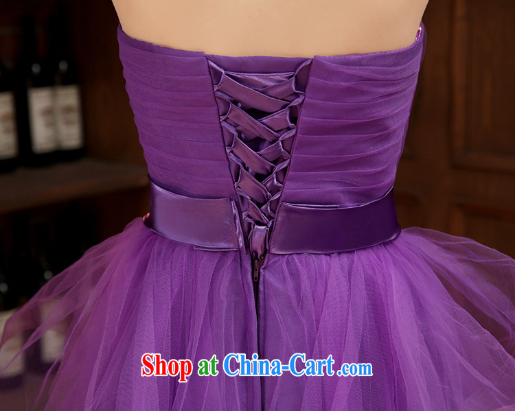 Rain was Yi marriages new stylish performances wedding bridesmaid dresses small photo building photography styling purple short dress LF 214 purple tailored pictures, price, brand platters! Elections are good character, the national distribution, so why buy now enjoy more preferential! Health