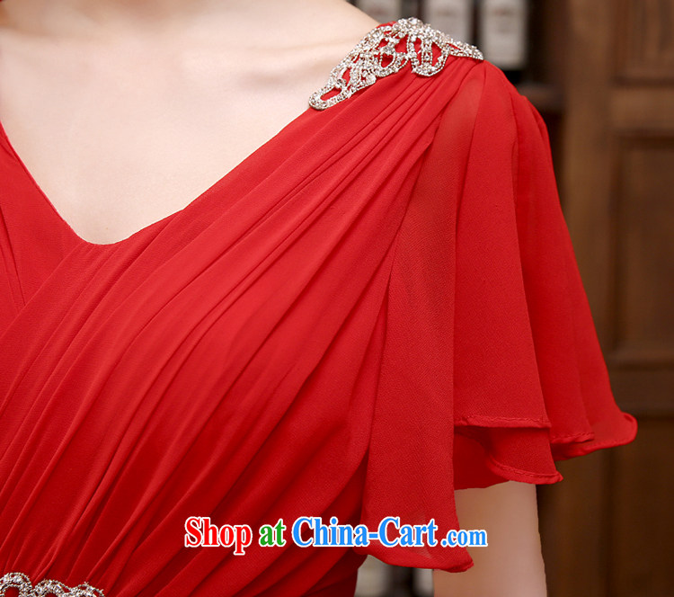 Rain is still Yi marriages bows new dual-shoulder stylish red long dress the hotel banquet dress elegant parquet drill gown LF 218 red tailored pictures, price, brand platters! Elections are good character, the national distribution, so why buy now enjoy more preferential! Health