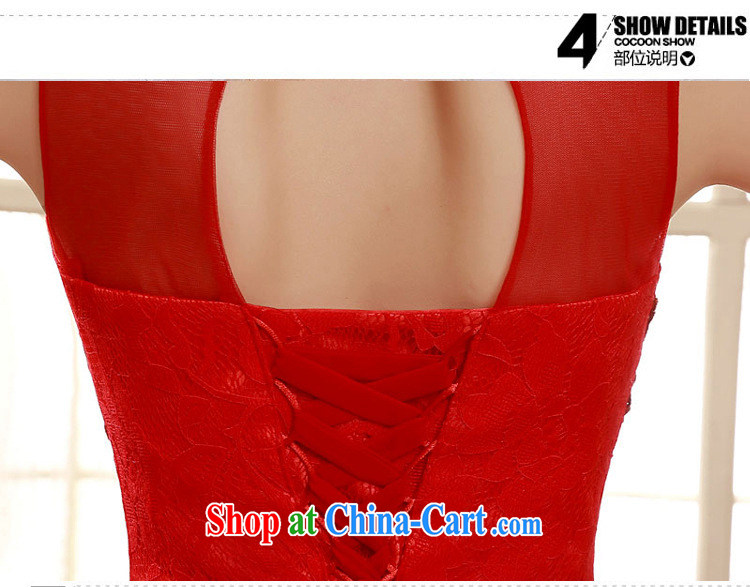 Optimize video 2015 spring and summer New Red double-shoulder lace marriages and short dress wine served 006 ycf XXL pictures, price, brand platters! Elections are good character, the national distribution, so why buy now enjoy more preferential! Health