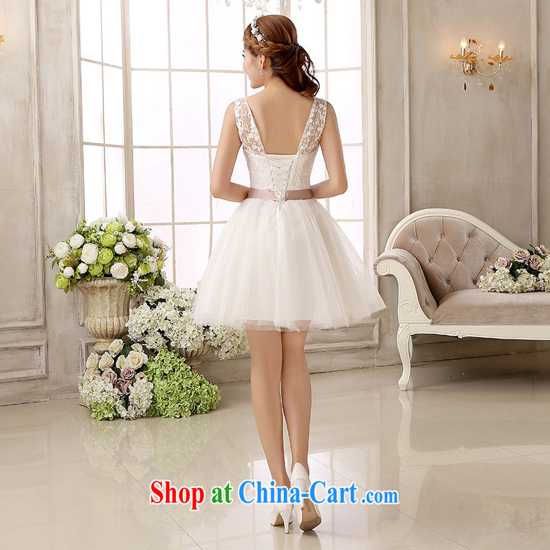 Optimize video 2015 new bridesmaid short dress shoulders small fresh marriages toast small dress beauty graphics thin ycf 007 XXL, optimize, and shopping on the Internet