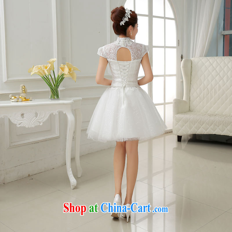 Optimize Philip Wong 2015 spring and summer new lace short white dress bridal wedding toast serving small dress skirt 012 ycf XXL, optimize, and shopping on the Internet