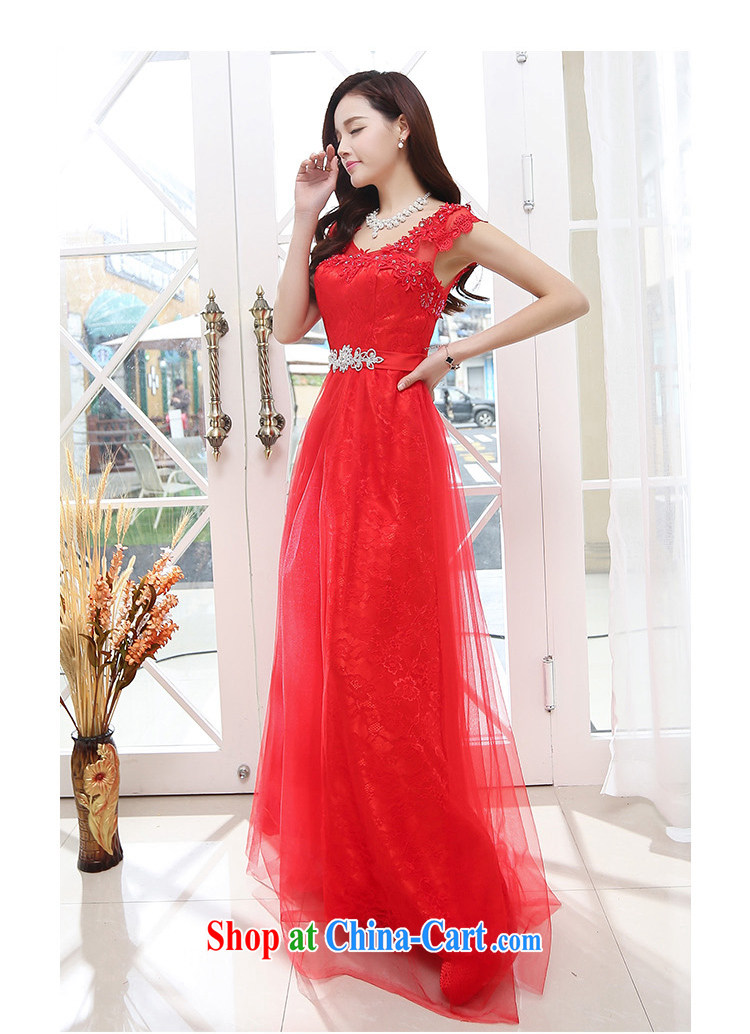 The dream in the 2015 spring and summer New Long wedding dresses beauty graphics thin Web yarn back exposed large banquet dress dress bridal with large red XL pictures, price, brand platters! Elections are good character, the national distribution, so why buy now enjoy more preferential! Health