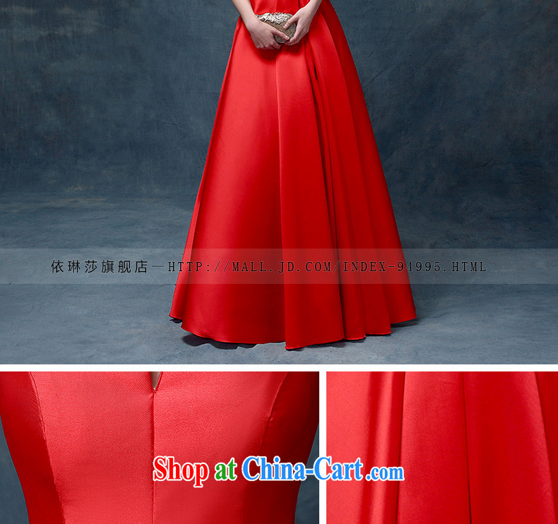 According to Lin Sa 2015 new wedding dresses toast serving long-field shoulder alignment, bridal wedding dress bridal red XL pictures, price, brand platters! Elections are good character, the national distribution, so why buy now enjoy more preferential! Health