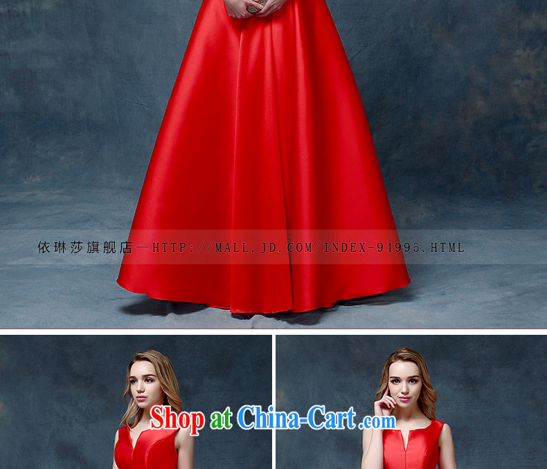 According to Lin Sa 2015 new wedding dresses toast serving long-field shoulder alignment, bridal wedding dress bridal red XL pictures, price, brand platters! Elections are good character, the national distribution, so why buy now enjoy more preferential! Health