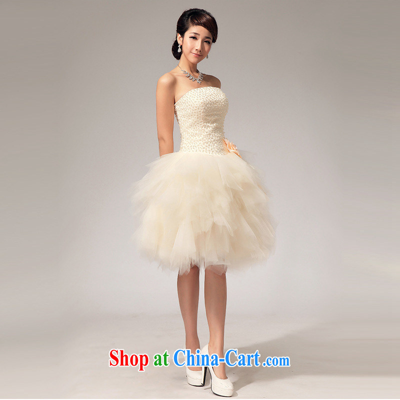 Optimize Philip Wong 2015 new, Mary Magdalene Beauty Chest Pearl small dress sister bridesmaid skirts 017 ycf XXL, optimize, and shopping on the Internet