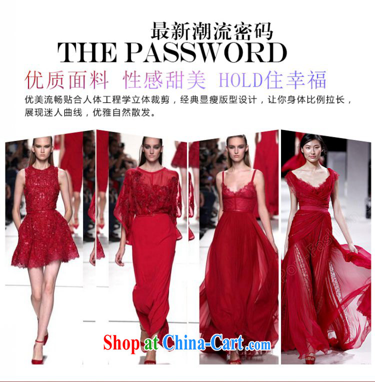 Ting Beverly bridesmaid dresses new 2015 spring bridal wedding dress beauty and stylish double-shoulder bows clothing red girl summer short dress dresses red XXL pictures, price, brand platters! Elections are good character, the national distribution, so why buy now enjoy more preferential! Health